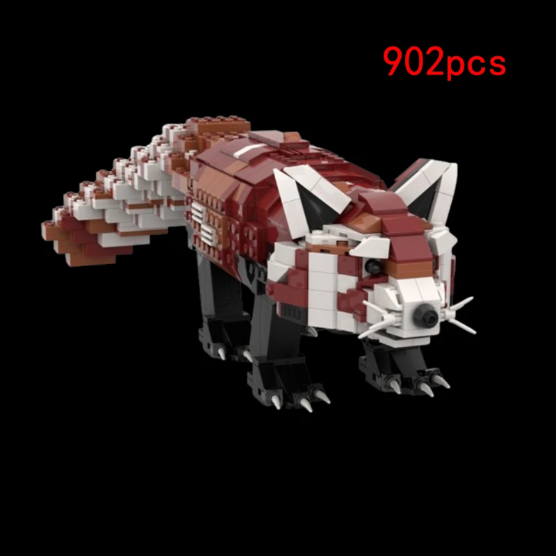 Конструктор игрушечный точечный маленький MOC в сборе животное лиса пазл