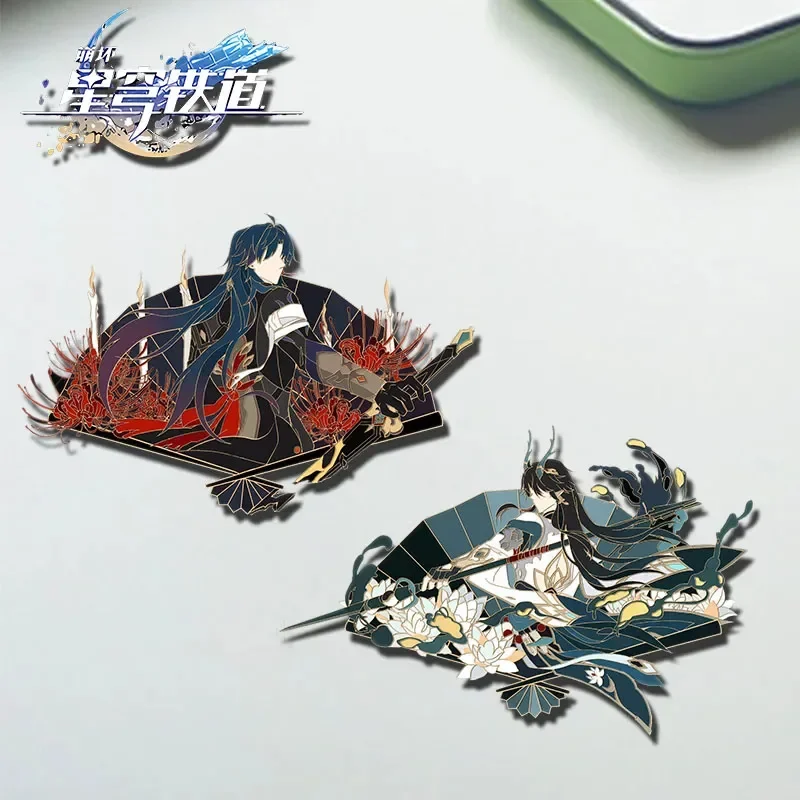 Honkai: Star Rail Fantasy фигурки акриловая брошь Kafka Tingyun Jing Yuan креативная для рюкзака