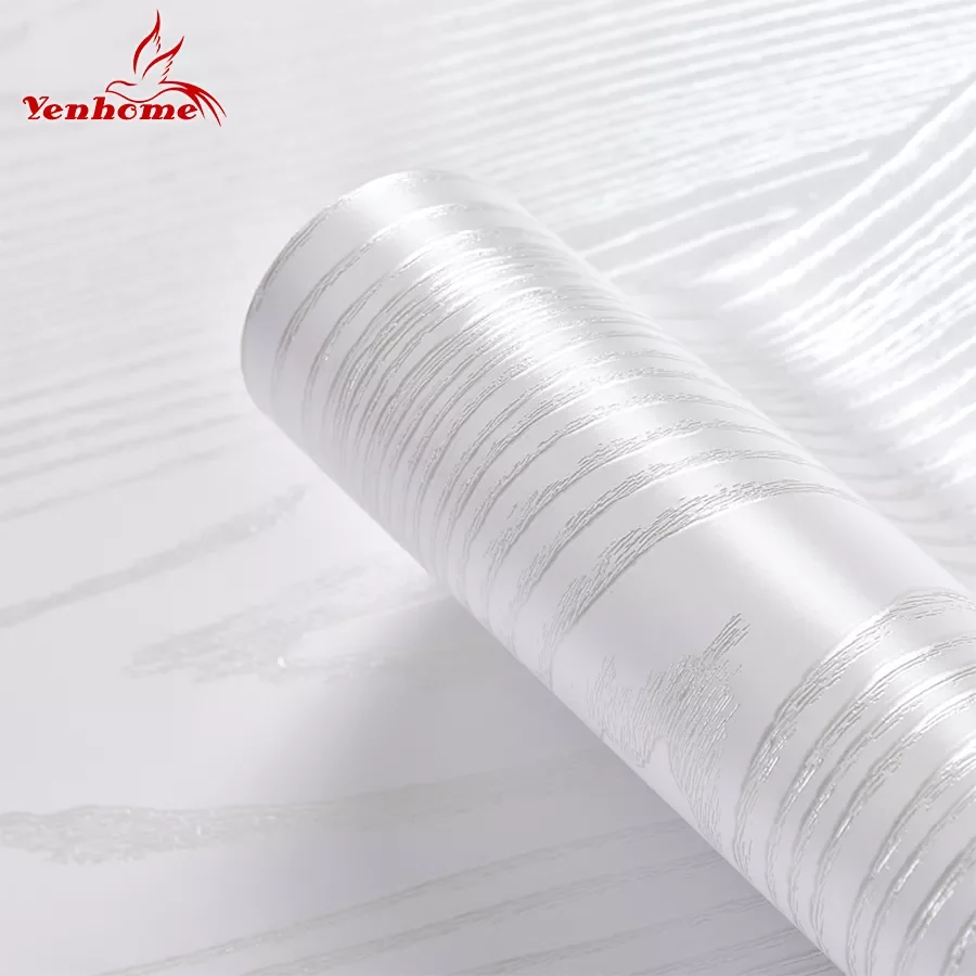 

Waterproof Wall Stickers Furniture Vinyl Self adhesive Wallpaper Wood Grain Contact Paper Film Wardrobe Door Stickers