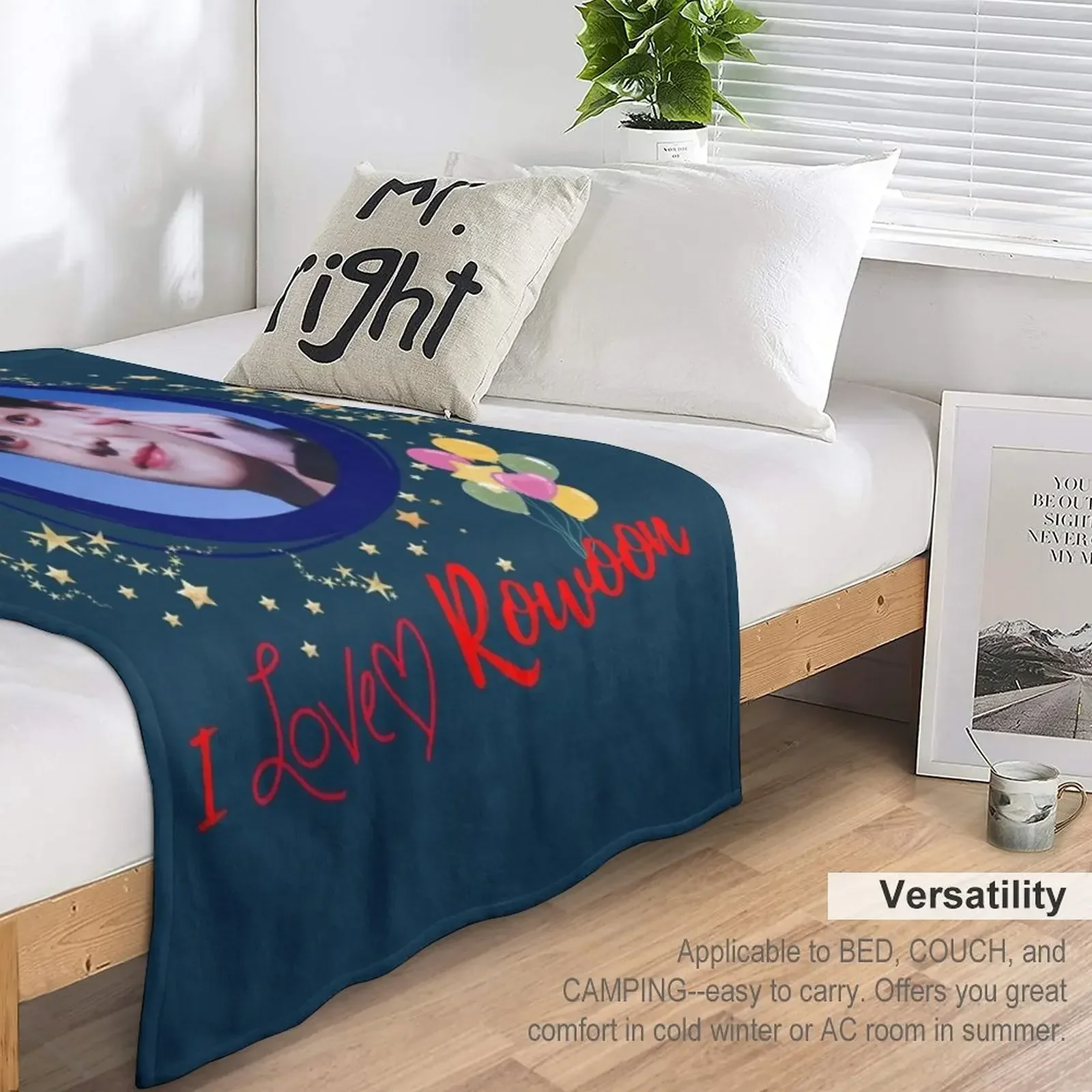 I Love Rowoon одеяло кровать модная односпальная фланелевая ткань смешная фотография