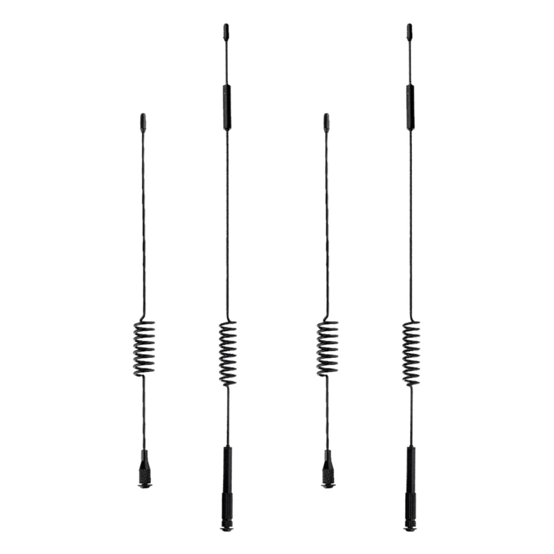 

2X 1 10 Scale RC Crawler 11.4Inch And 6.3Inch Metal Antenna,Accessories Decoration For Traxxas TRX-4 D90 Axial SCX10