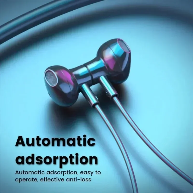 TWS Беспроводные наушники Bluetooth 5.3 Наушники с шейным ремешком Игровой светодиодный