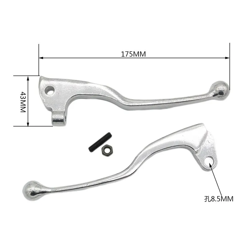 

Левая и правая ручка тормоза для электрического мотоцикла, аксессуары YZ80 YZ125, ручка сцепления