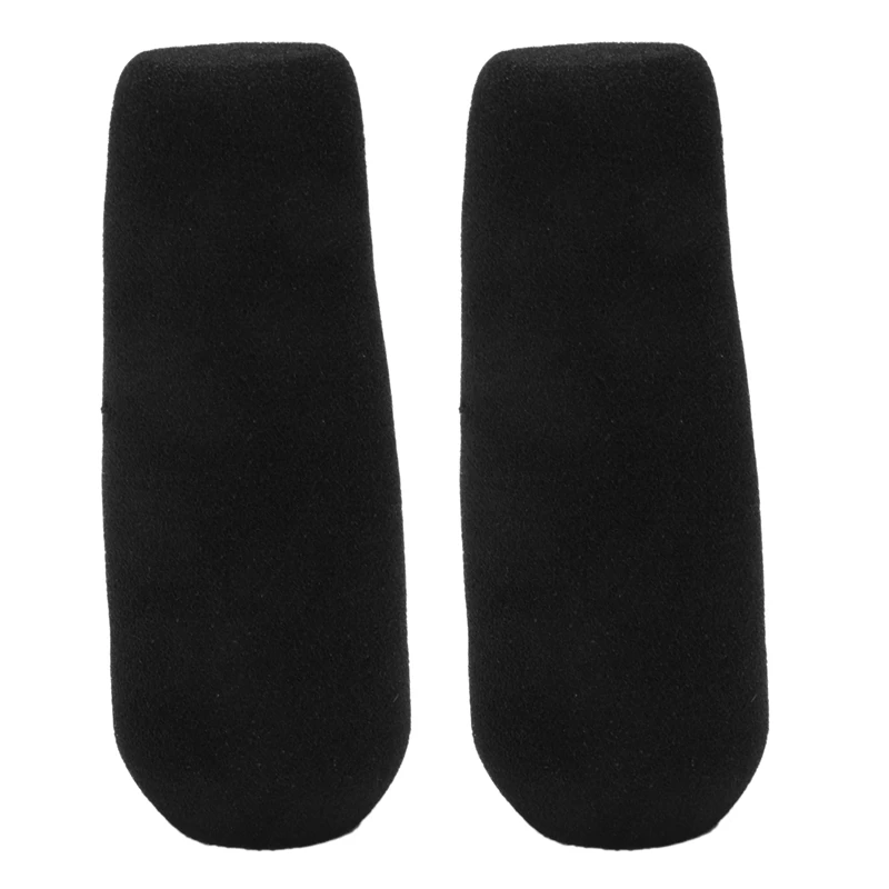 

2X 12Cm Mic Miniphone Foam Sponge Windscreen Cover For Miniphone Black