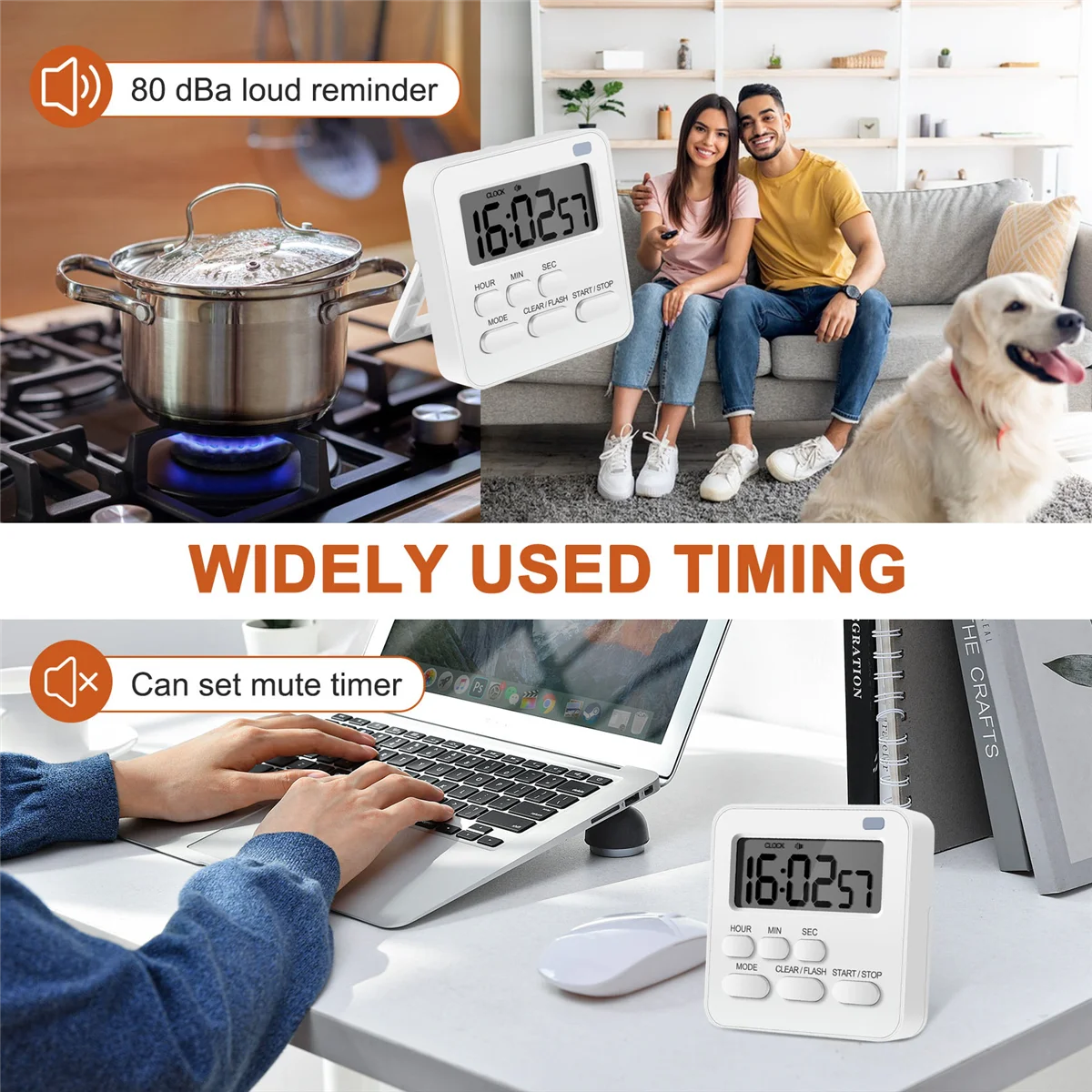 Кухонный таймер в виде яйца с часами цифровой Секундомер ЖК-дисплеем и громким