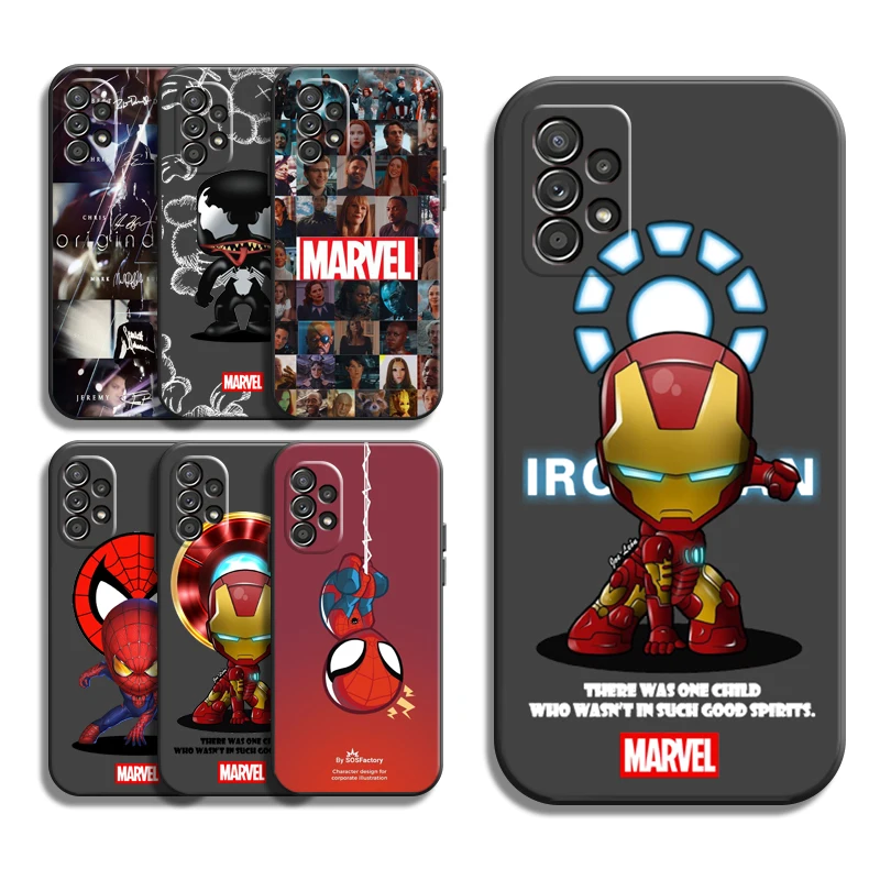 

Marvel Avengers Phone Cases For Samsung Galaxy A31 A32 A51 A71 A52 A72 4G 5G A11 A21S A20 A22 4G Soft TPU Carcasa Back Cover