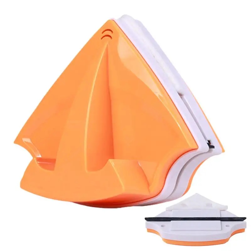 

Magnetic Window Cleaner Adjustable Double Sided Magnetic Glass Cleaner Household Triangular Magnetic Squeegee Window Cleaner