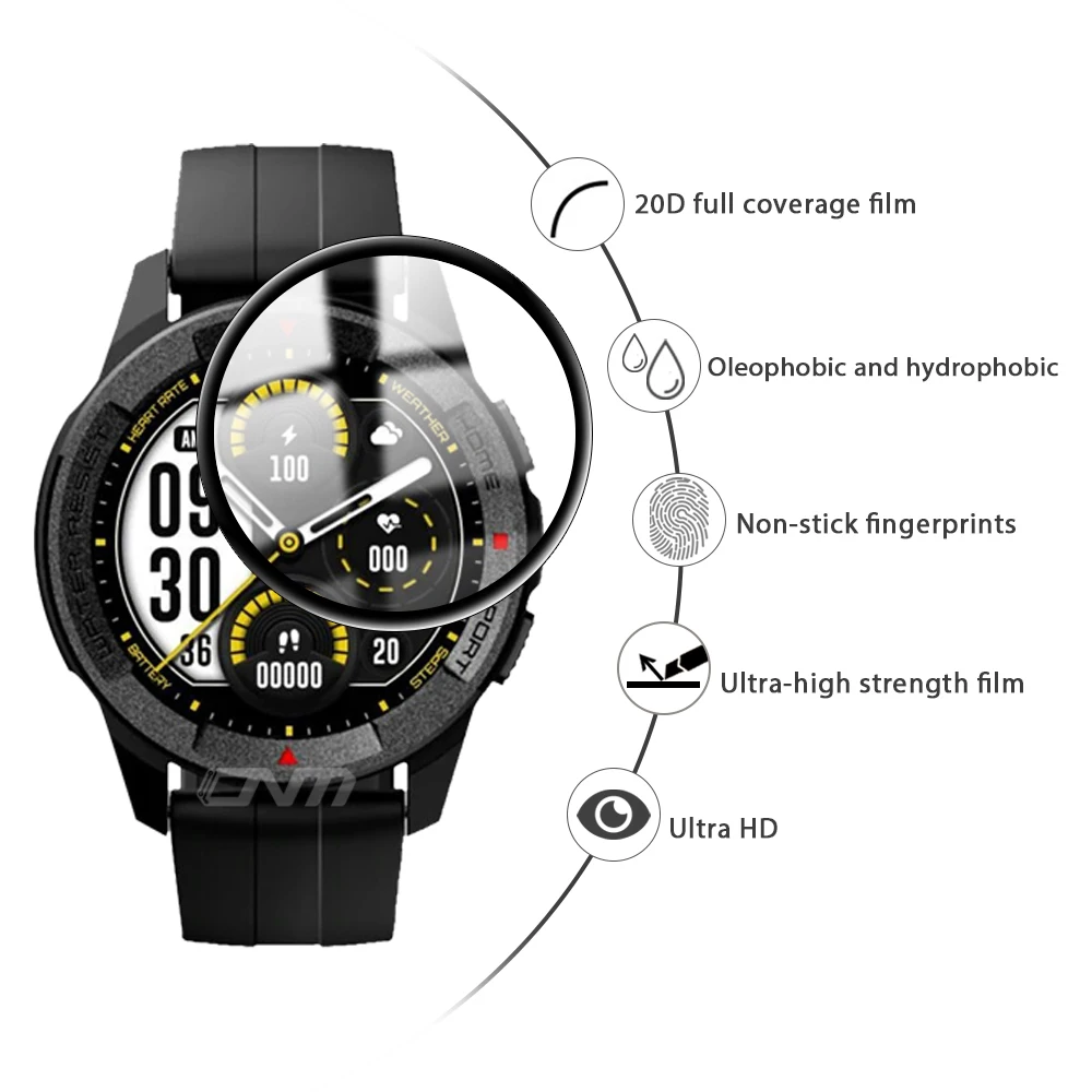 20D Защитная пленка для Xiaomi Mi Mibro X1 A1 lite Color Air Smart Watch изогнутые мягкие защитные