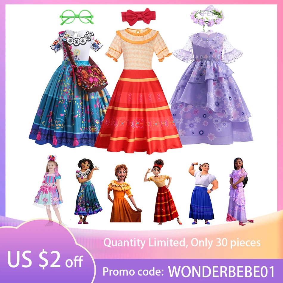 Очаровательные платья для маленьких девочек детский Карнавальный костюм