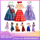 Очаровательные платья для маленьких девочек, детский Карнавальный костюм для вечеривечерние, одежда принцессы Долорес Mirabel Isabella, бальное платье конфетного цвета для малышей