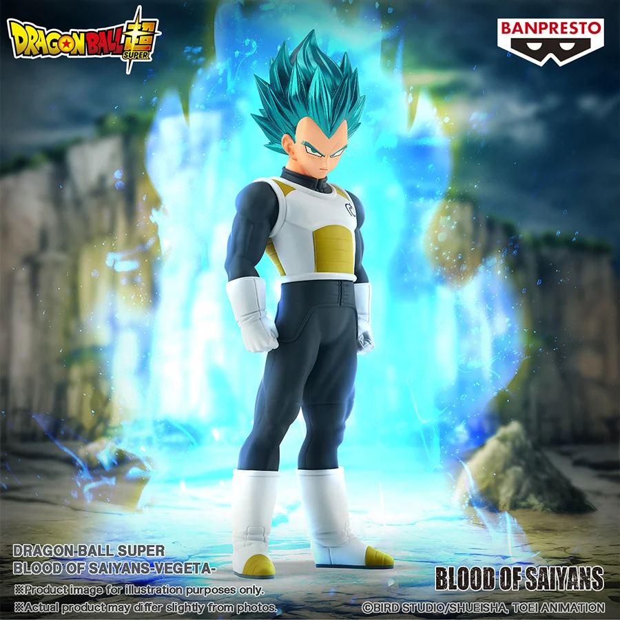 Фото Banpresto аниме Dragon Ball супер фигурки Blood Of Saiyans SSGSS Vegeta ПВХ фигурки героев DBZ фигурки Коллекционная модель игрушки №2