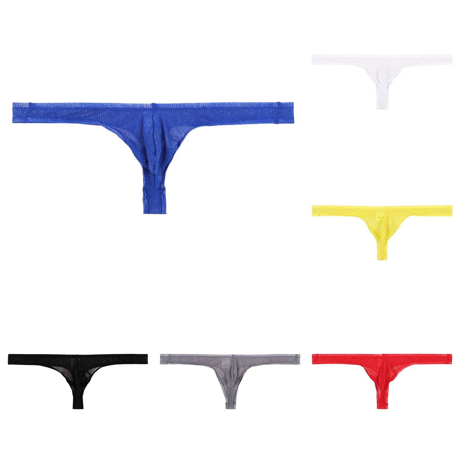 

Men Thong Underwear Set Wholesale Gay Sexy Thongs Soft Male Cotton Breathable G-Strings Low Waist Sissy Panties
