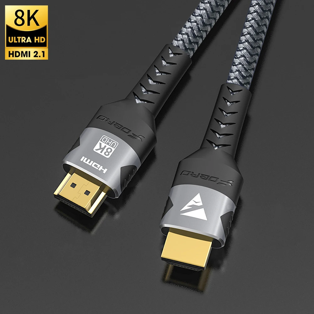 

Высокоскоростной кабель 8K HDMI 8K/60Hz 4K/120Hz 48Gbps HDMI 2,1 цифровые аудио видео кабели для ТВ ноутбука PS4 монитора проектора
