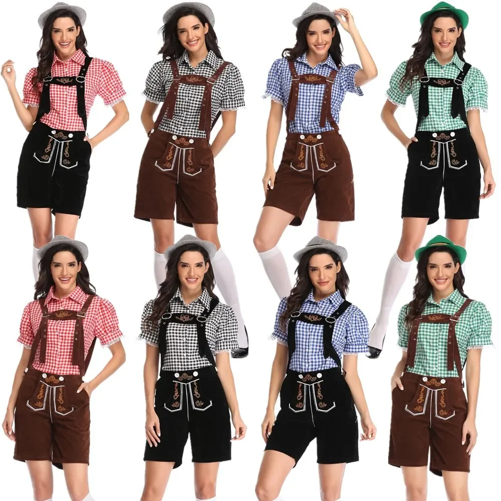 Роскошный женский баварский костюм Lederhosen Beer Guy Октоберфест разные стили