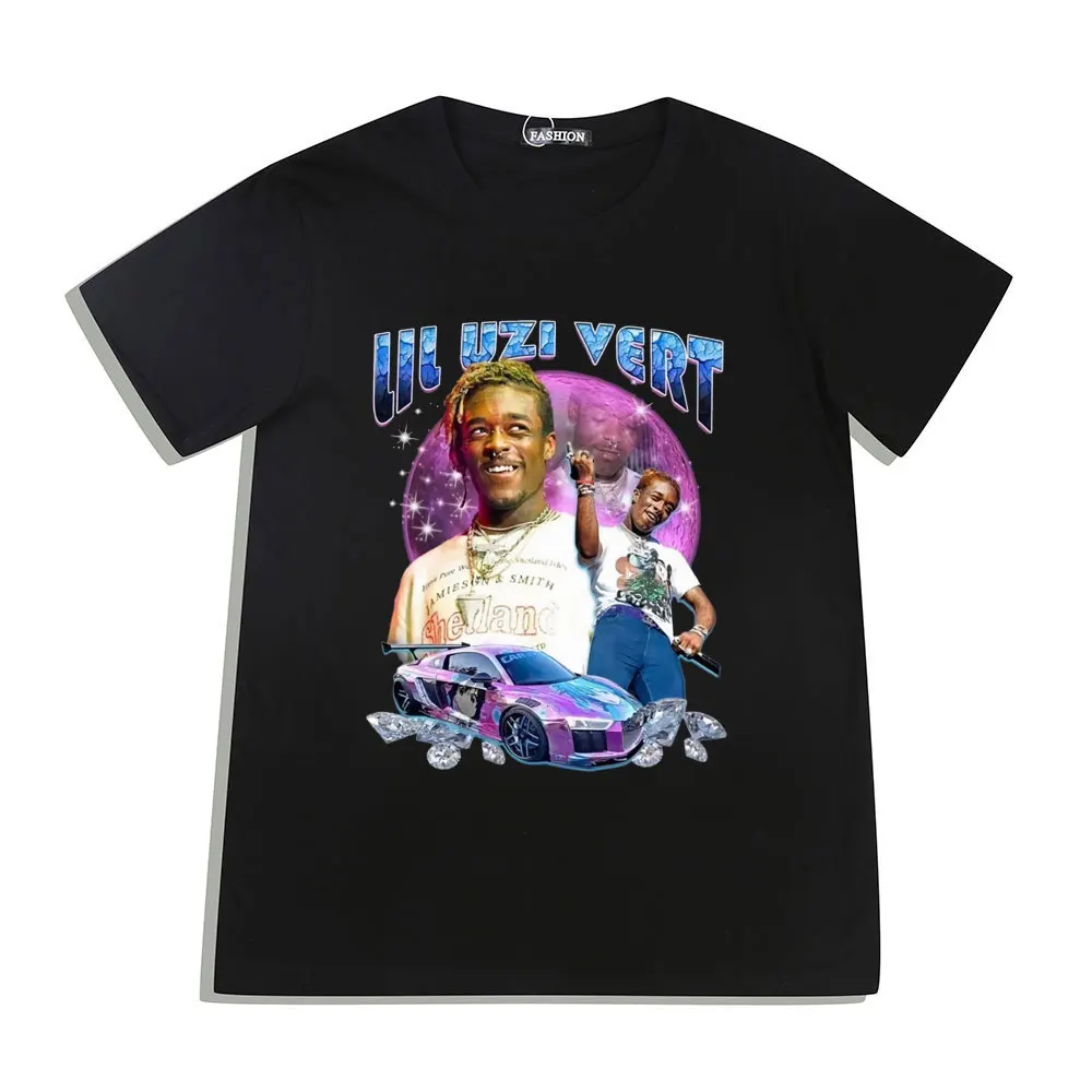 

Rapper Lil Uzi Vert T Shirt Vintage Casual 100%Cotton Short Sleeve Tee Shirt Summer Fashion Gothic Oversized T Shirts Streetwear