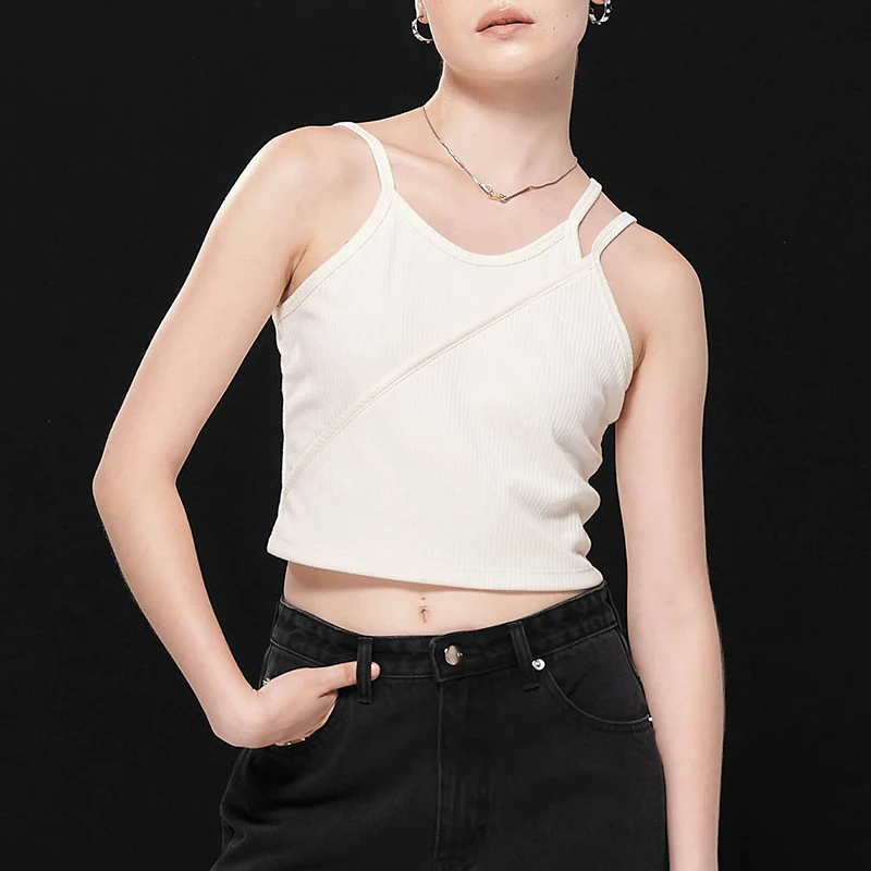 CUTENOVA 2024 Новый Модный Дизайн Лоскутный Топ Без Рукавов Пуловер С Открытой Спиной