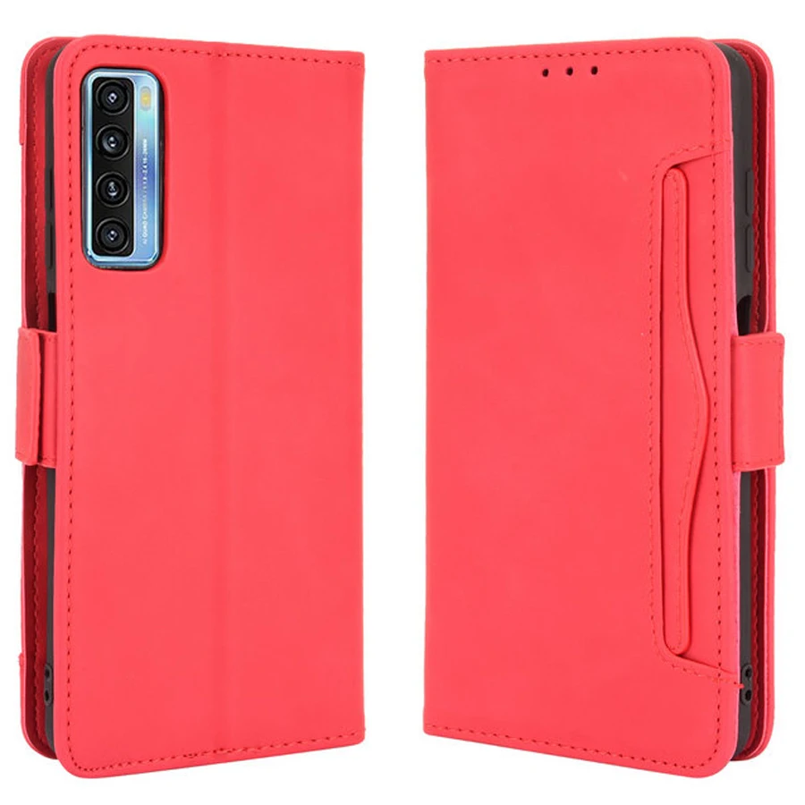 

Luxury Flip Wallet Case For TCL 20 Pro 5G Leather Removable Card Slot Cover TCL 20 Lite Plus Case TCL 20 SE 10L 10 Pro 20S Funda