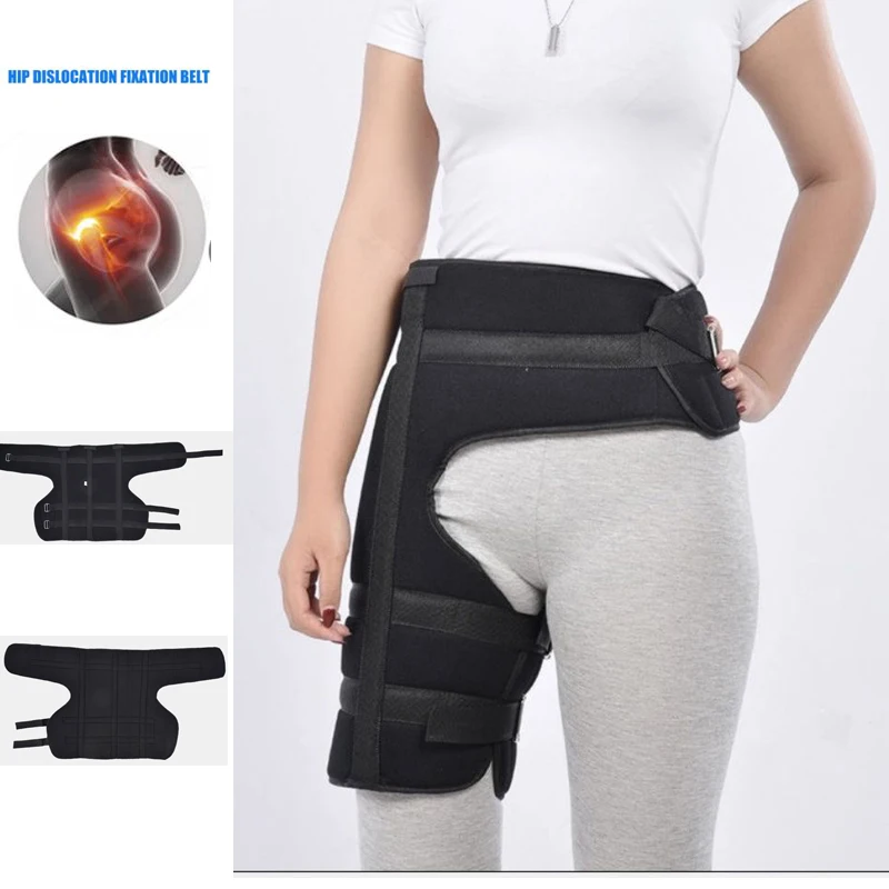 

Groin Support Wrap Hip Joint Support Waist Groin Sacrum Pain Relief Strain Arthritis Protector Hip Thigh Brace Unisex