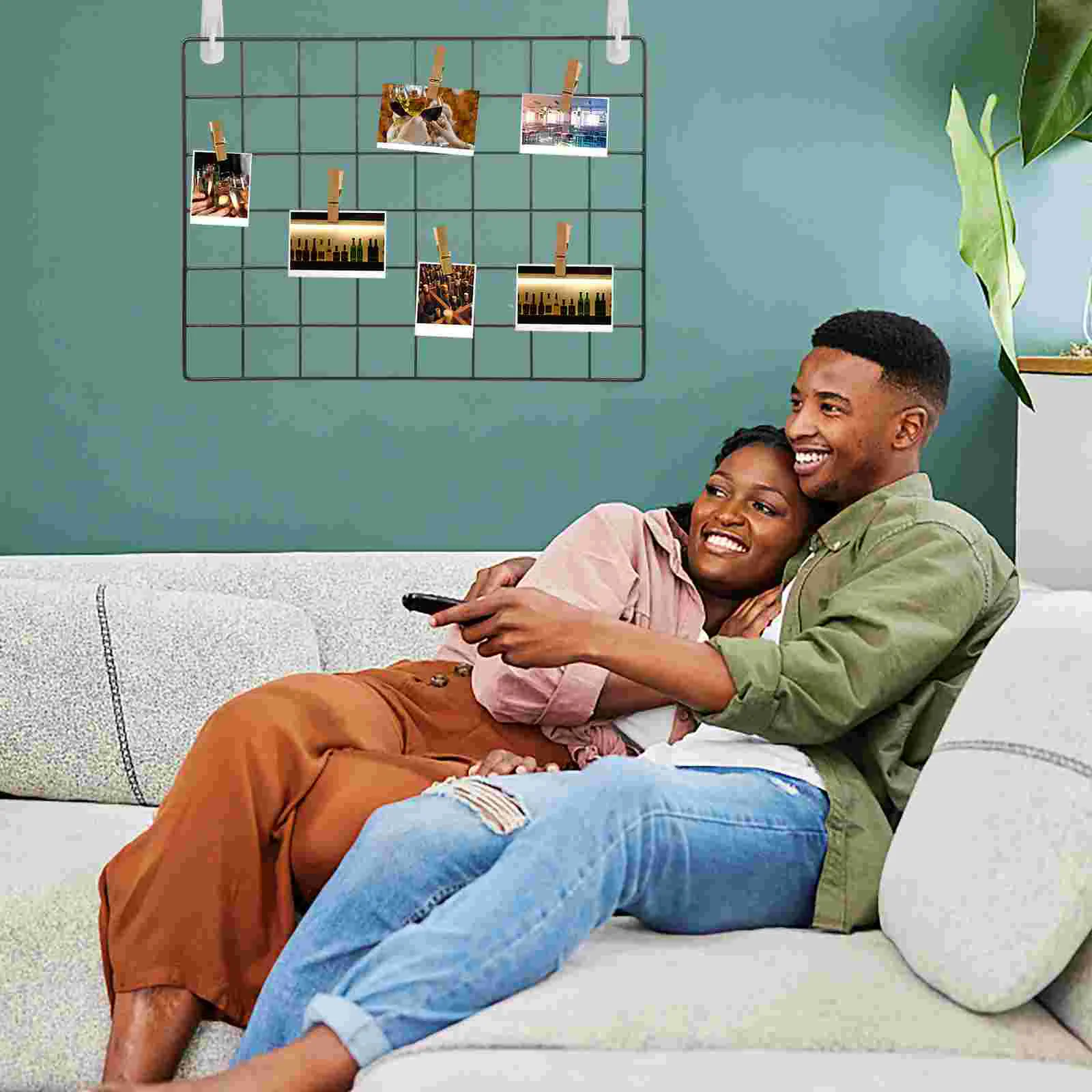 Рамка для полки проволочный декор настенная сетка фотодисплей подвесной