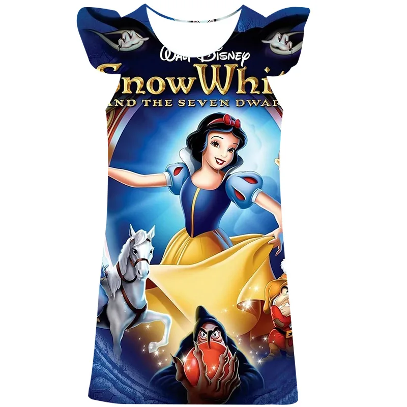 

Isabel Girls Clothes 2022 New Summer Princess Dresses Flying Sleeve Kids Dress Party Girls Disney Dresses Children Clothing 3-8Y