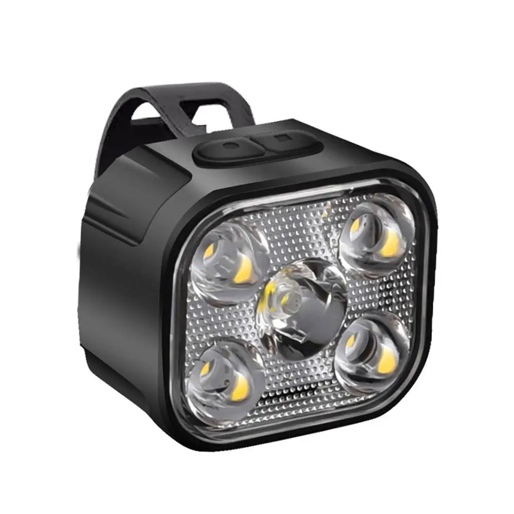 1/2 шт. мощный фонарик для ночной езды велосипедный фонарь зарядки USB фара и