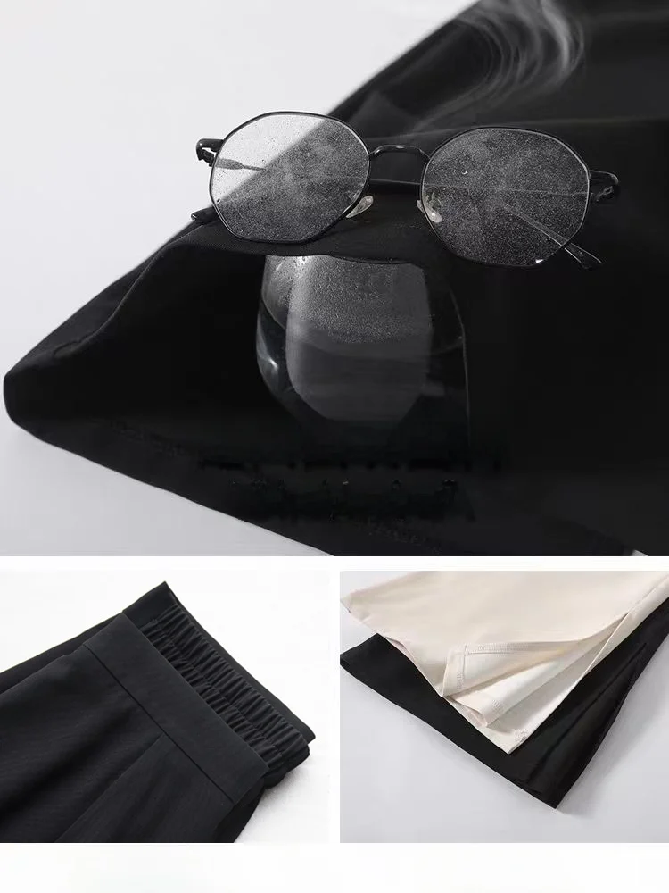 Черная юбка больших размеров женская весна и осень 2024 новая с высокой талией