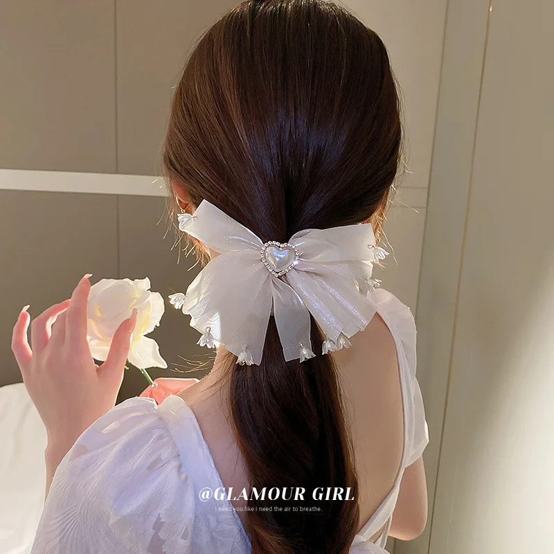 

Diamond Inlaid Mermaid, Pearl, Love Lily Of The Valley, Bow Knot, Large Intestine, Simple Hair Loop, Binding Headband, Fash