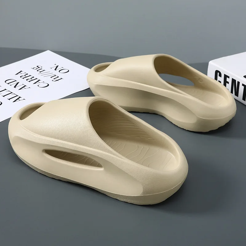 Women Summer Household Sports Slippers Thick Sole Platform Slippers Soft EVA Leisure Indoor Skid Resistant Beach Couple Slippers