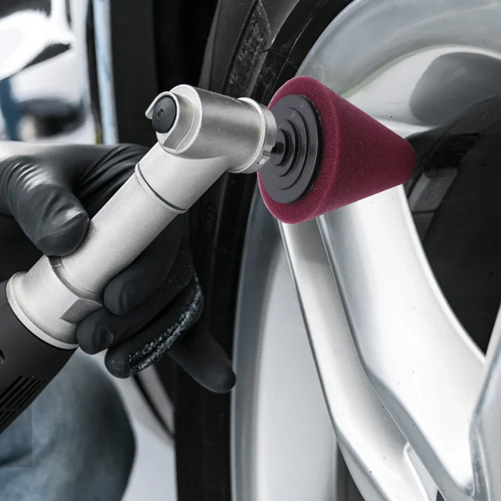 Губка для полировки автомобиля Shunmaii с комплектом конических буферных подушечек