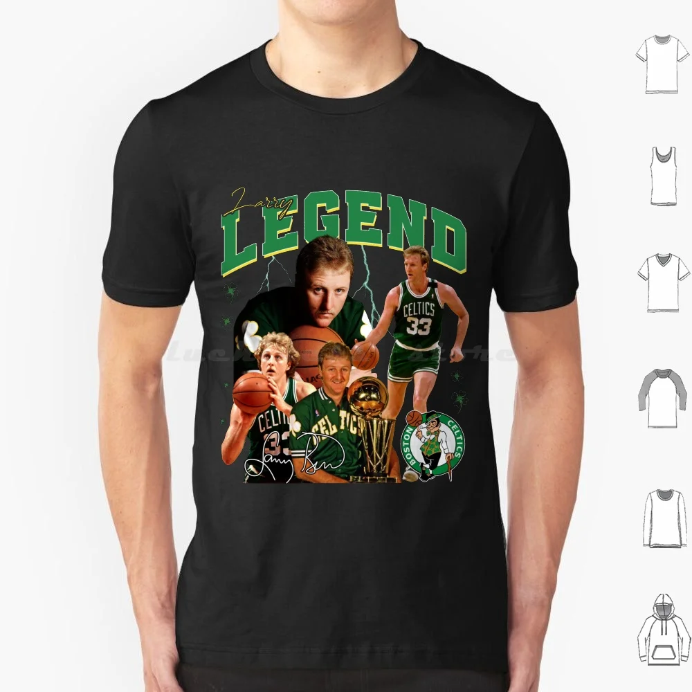 

Larry Bird Larry Legend Air Bird Basketball Signature Vintage Retro 80S 90S Bootleg Rap Style T Shirt Big Size 100% Cotton