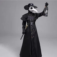 Carnival Halloween Costumes For Women Decoration Medieval Steampunk  Plague Doctor Demon Slayer Raven Fantasy Cosplay Anime
