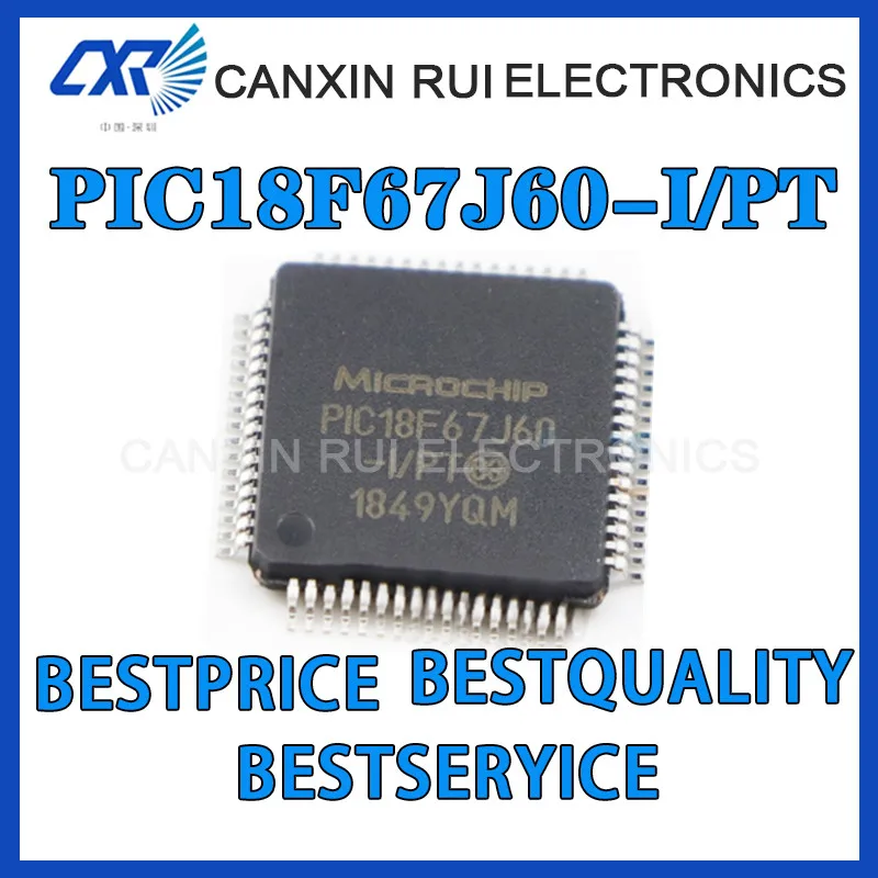 

100% new origina PIC18F67J60-I/PT chip TQFP64 microcontroller-MCU chip