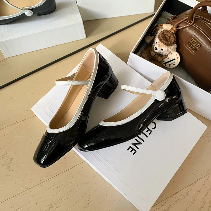 MKKHOU модные туфли-лодочки новые высококачественные туфли из натуральной кожи с