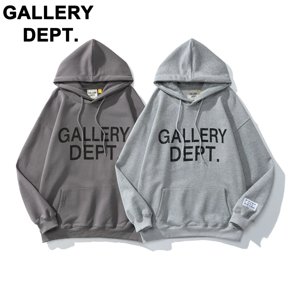

Gallery dept classic 2023 print models high weight cotton terry hoodie sweatshirt men and women