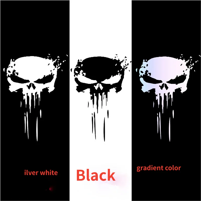 10x15 см 3D наклейка с изображением черепа и крови виниловые наклейки для кузова