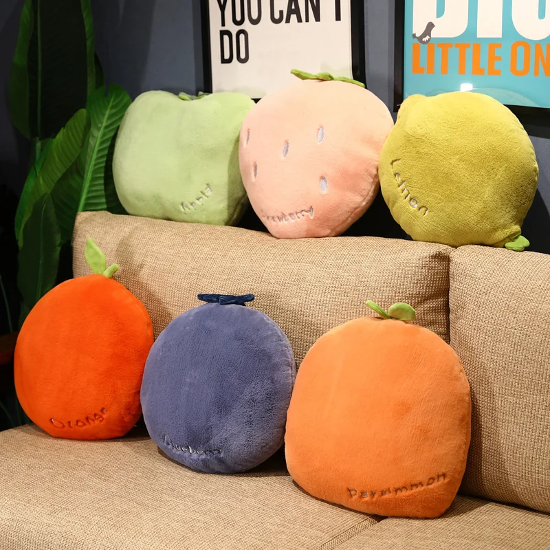 

Soft Strawberry Lemon Orange Apple Stuffed Pillow Sofa Cushion Fruits Plush Baby Toys For Children Birthday Gift for Kids Girls