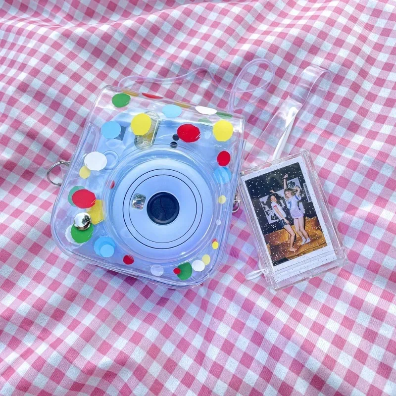 Сумка для мгновенной камеры Fujifilm Instax Mini 12 11 аксессуары портативный прозрачный