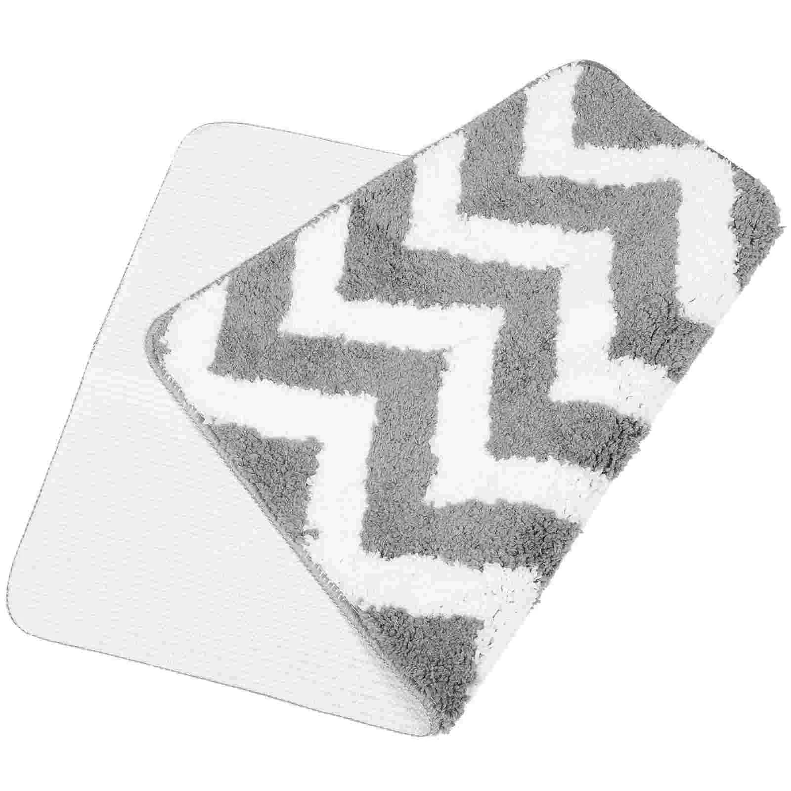 

Polyester Absorbent Cushion Bathroom Door Mat Non- Floor Mat Home Supplies