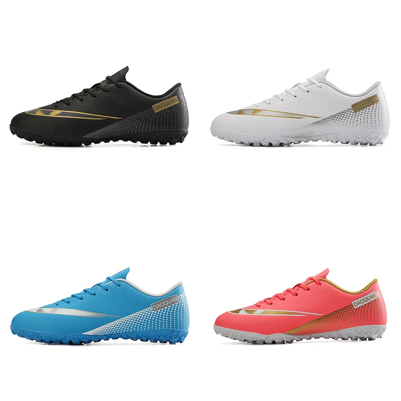 2023 New Football Boots Men High Quality Soccer Shoes Men Indoor Breathable Football Shoes Men Turf Low Top Anti Slip 4 Colors