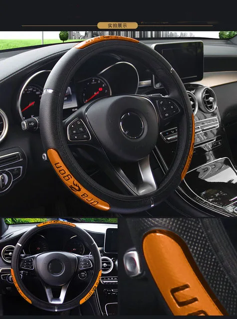 

Чехлы рулевого колеса автомобиля 100% Gloednieuwe, светоотражающая пленка, эластичная, China Dragon Ontwerp Auto Stuurwiel Beschermer