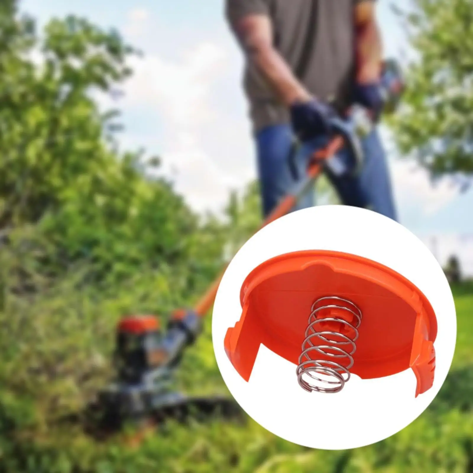 Детали крышки катушки триммера Легко устанавливается Утилита RC-100-p для