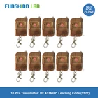 Универсальный беспроводной пульт дистанционного управления FUNSHION 433 МГц, код обучения 433 МГц, передатчик для ворот, гаража, открывателя, электрический ключ-брелок для двери