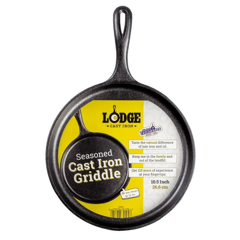 

Iron 10.5" Seasoned Griddle