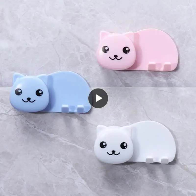 

Bathroom Punch-free Toothbrush Rack Storage Rack Wall Hanging Facial Cleanser Clip Hole Free Multi-function