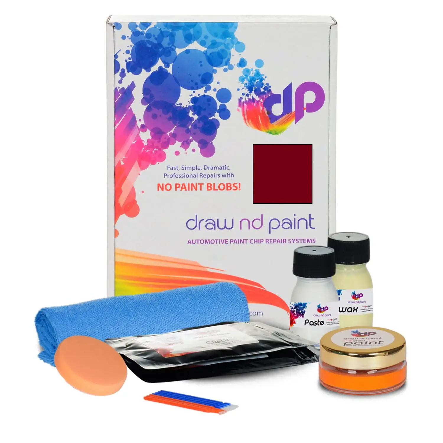 

DrawndPaint compatible with Peugeot Motorcycle Touch Up Paint - PEUGEOT ROUGE MET-Peugeot. MR004.0 - Essential Care