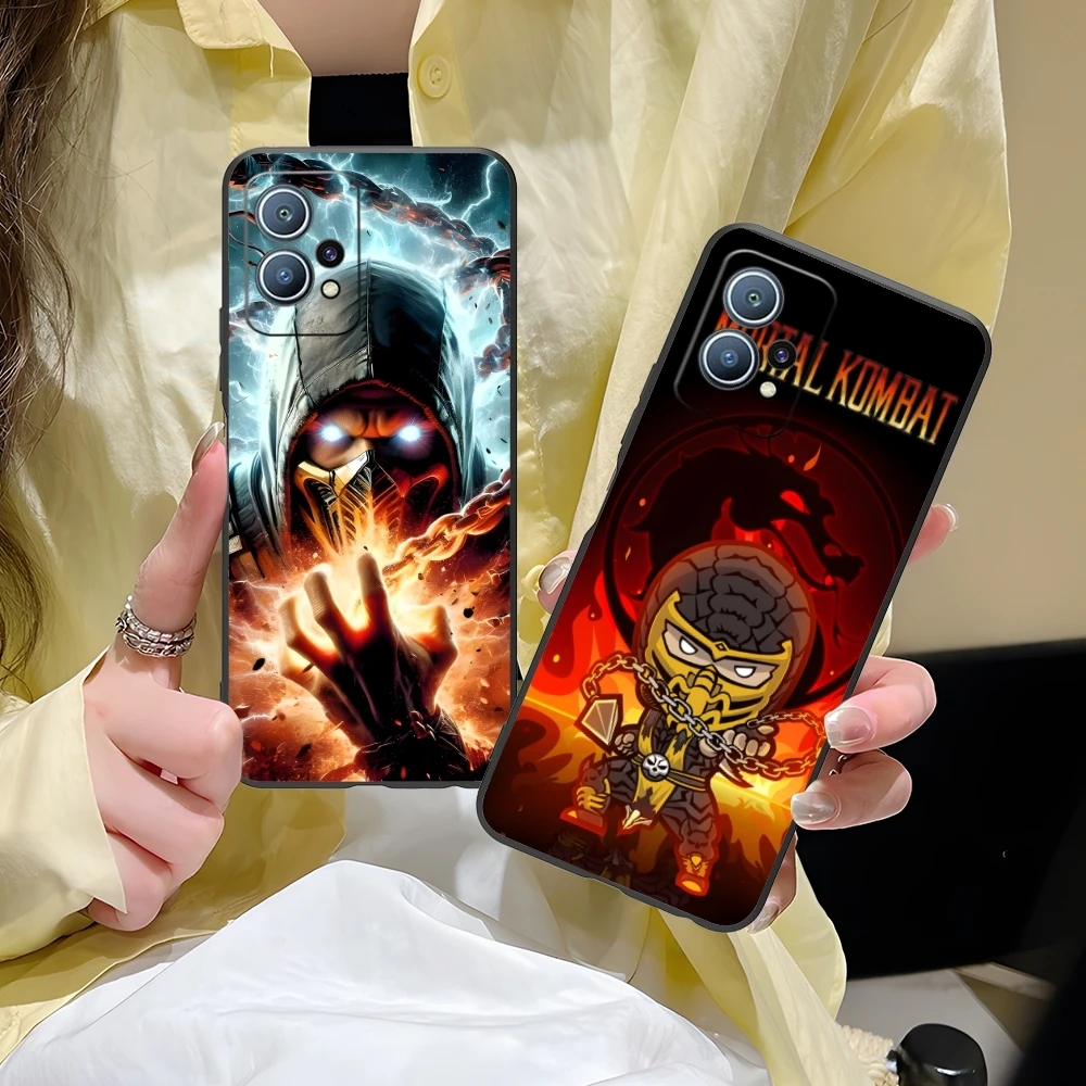 Чехол для мобильного телефона Mortal Kombat Scorpion Huawei P60 P50 P40 P30 P20 P10 P9 P8 Pro Lite Plus черный