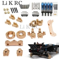 metal brass front steering group rear axle mount for 110 yk4102 yk4103 18 yk4082 yikong rc crawler car upgrade accessories y1