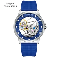 guanqin wispy design luxury brand mechanical watch mens watch automatic winding sapphire stainless steel 100m water resistant