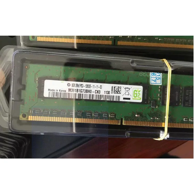 1 шт M391B1G73BH0-CK0 8G 2RX8 PC3-12800E DDR3 1600 Pure ECC для серверной оперативной памяти Samsung