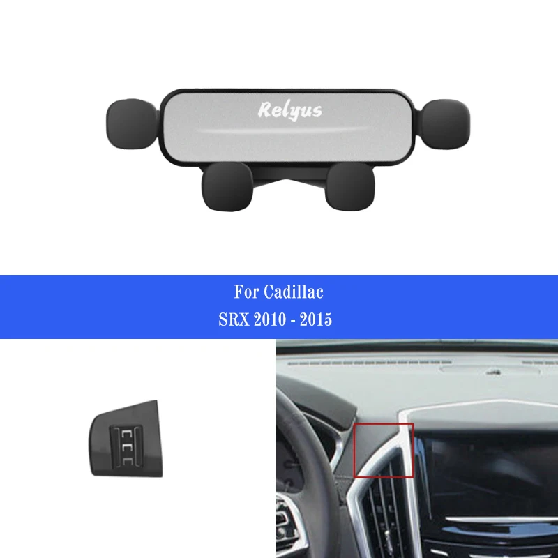 

Car Mobile Phone Holder Smartphone Air Vent Mounts Holder Gps Stand Bracket for Cadillac SRX 2010-2015 Auto Accessories